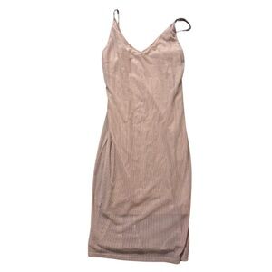 Forever 21 Mini Nude Bodycon Dress